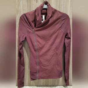 Lululemon Bhakti Jacket Burgundy Color Size 4